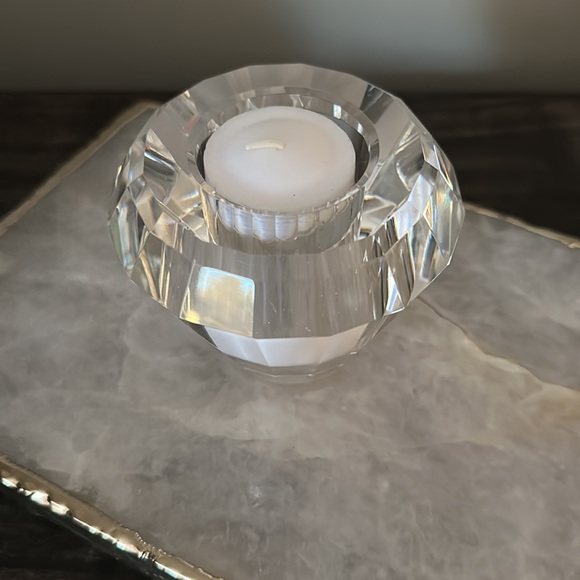 Candle Holder (w/candle) - Picture 2 of 3